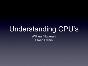 Understanding CPU`s