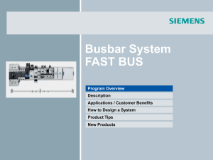 Busbar Systems SIVACON 8US