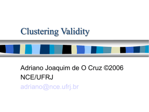 Clustering Validity