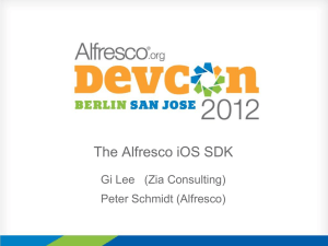 The Alfresco iOS SDK_rev