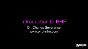 PHP-03-Overview