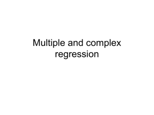 12_Multiple and Complex Regression 2013