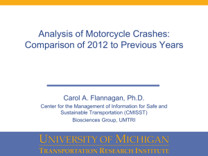 Analysis of Motorcycle Crashes