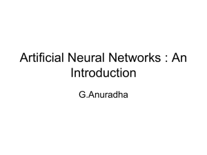 PPT Artificial Neural Networks : An Introduction