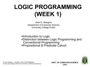 L1-2-3-LP-Week1 - UCD School of Computer Science and
