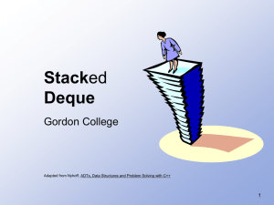 stacks - Gordon College