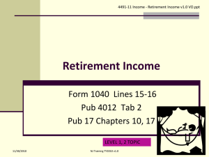 Retirement Income v1.0