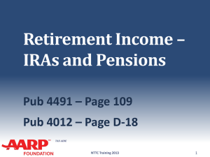 13-Retirement-Income-TY13-V1 - AARP Tax-Aide