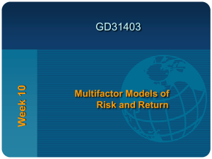 Microeconomic-Based Risk Factor Models - Kian