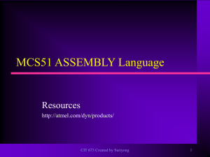 03 Assembly Language for MCS51