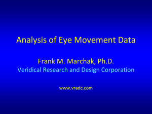 7 - Eye Movement Analysis
