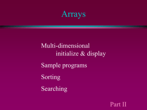 Arrays