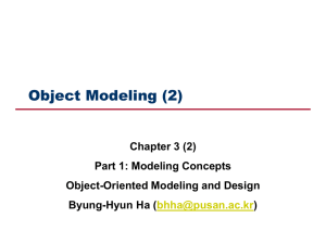 Object Modeling (2)