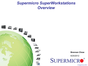 5. Supermicro Workstation Presentation Rev3