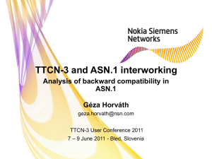 Using ASN.1 with TTCN-3