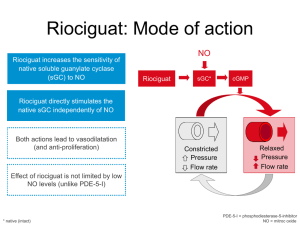 Riociguat: Mode of action