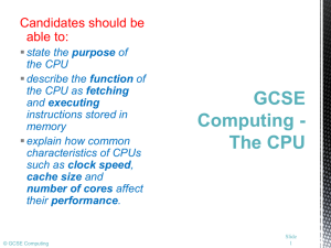 CPU - KCPE-KCSE