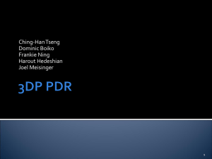 3DP PDR
