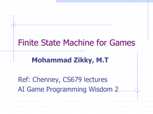 Finite State Machine for Games