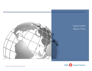 Equity Linked Deposit Notes