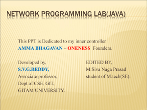 Network Programming Lab (Java)