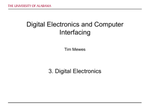 Digital Electronics - Part II