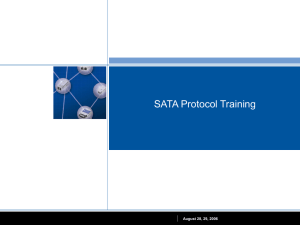 SATA Protocol Training