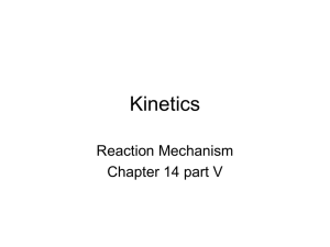 Reaction Mechanisms
