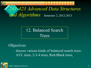 12. Balanced Trees