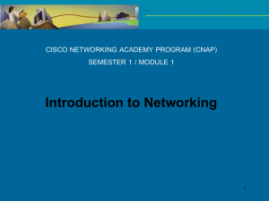 Power Point Chapter 01 CCNA1