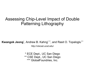 ppt - UCSD VLSI CAD Laboratory