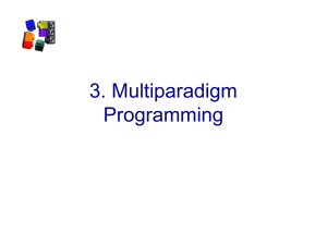 3. Multiparadigm Programming