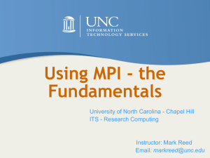 MPI Basics and Introduction