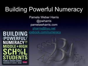Building Powerful Numeracy
