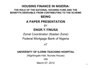 University of Ilorin Teaching Hospital NHF Seminar