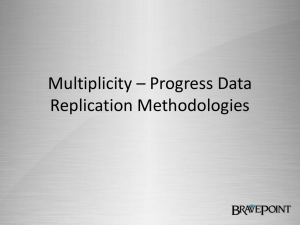 Pro2 Enterprsie & Progress Data Replication Strategies