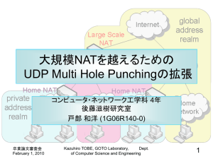 UDP Hole Punching