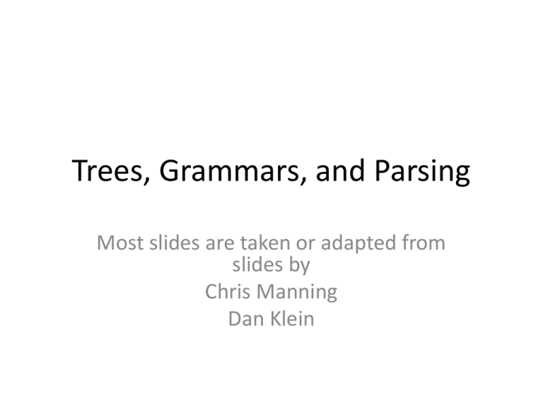 grammar-and-parsing