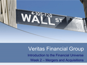 Week 2- Mergers Acquisitions vFall 2012 DIST