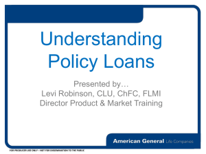 Understanding Policy Loans PowerPoint