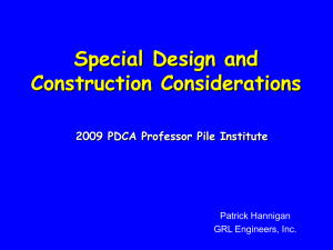 Special Design Considerations