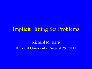 Implicit Set Covering Problems