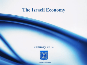 The Israeli Economy - Ministry of Finance