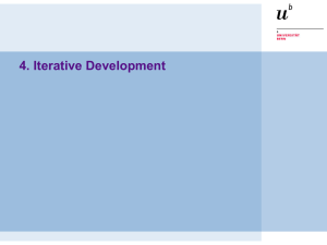 4. Iterative Development