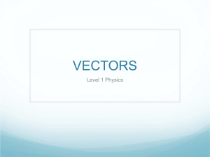 PowerPoint Presentation - VECTORS