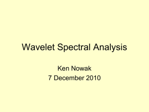 Wavelet Spectral Analysis