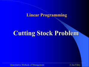 Linear Programming