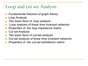 Cut set Analysis