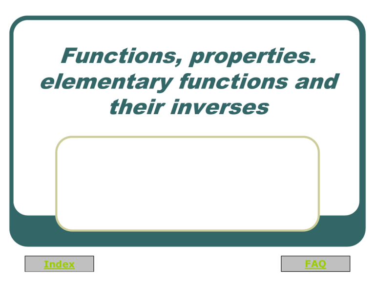 What Is A Function Simple Definition