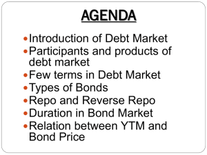 Introduction to Debt Market - Learning Financial Management